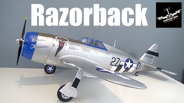 E-flite P-47 Razorback 1.2m | Unbox and Quick Assembly