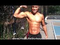 Bicep and Tricep Workout with homemade TRX - Build And Gain Muscle Mass Fast (Big Brandon Carter)