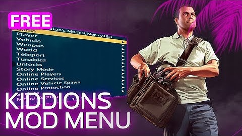 GTA 5 Kiddions Mod Menu PC (2025) / Cheats, Money Hack & Online & Scripts | FREE Download Hack 