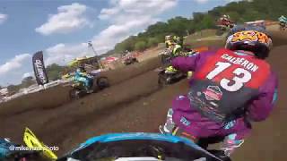 Why you should never give up at Lorettas! Austin Black EPIC comeback 450B Moto 2 (on a 250!)