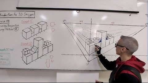 Measuring Perspective Method for accurate drawing in 2-point perspective