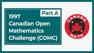1997, Canadian Open Mathematics Challenge (COMC) | Part A