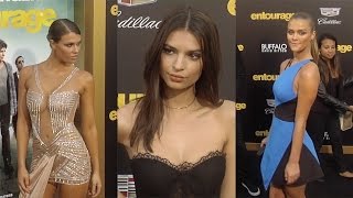 Nina Agdal, Emily Ratajkowski, Samantha Hoopes "Entourage" LA Premiere