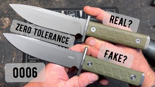 Real versus fake Zero Tolerance 0006 knife comparison by Peterbiltknifeguy “PBKG” 1,191 views 7 days ago 13 minutes, 19 seconds