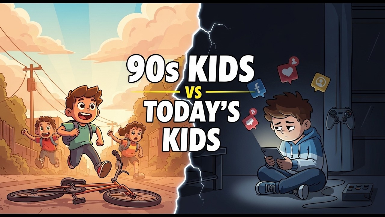 90s Childhood vs Today: The Hidden Psychology Behind Two Generations
