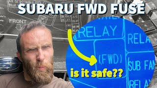 Turn your Subaru AWD Off  2 Wheel Drive Fuse