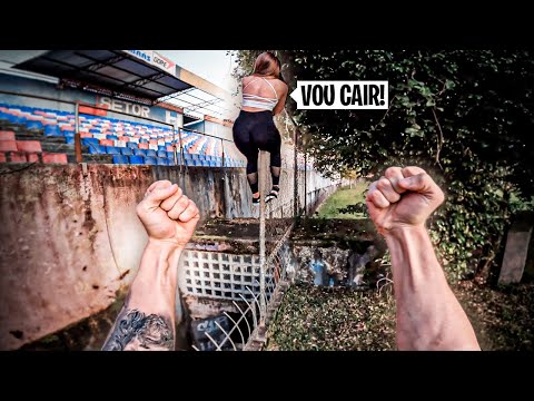 BENÇÃO! LEVEI A GATA NA MISSÃ0 DO EST4DIO AB4ND0NAD0 !