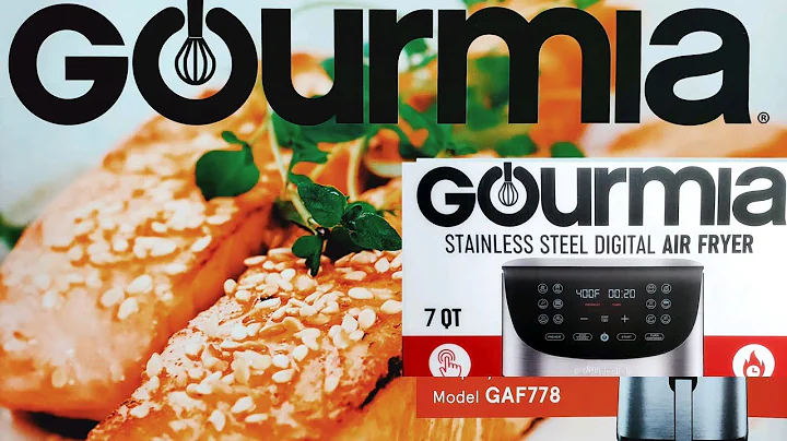 Unboxing and review of Gourmia GAF778 7-Quart Stainless Steel Digital Air Fryer