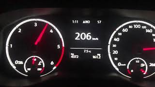 VW Polo 6 1.6 TDI DSG 2019 Chip @150 PS 0-225 km/h Top Speed
