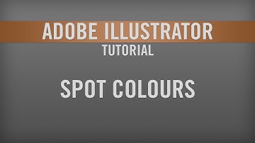 Spot Colours in Illustrator