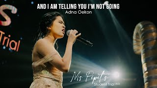 And I Am Telling You I'm Not Going - Jennifer Hudson (Cover by Adna Oekon)