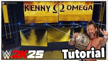 WWE 2K25 : Tutorial How To Make Custom Tiantrons