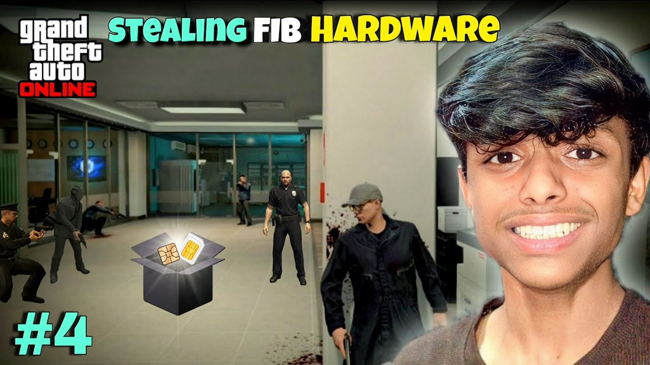 STEALING FIB HARDWARE CHIP | GRAND RP CITY #4
