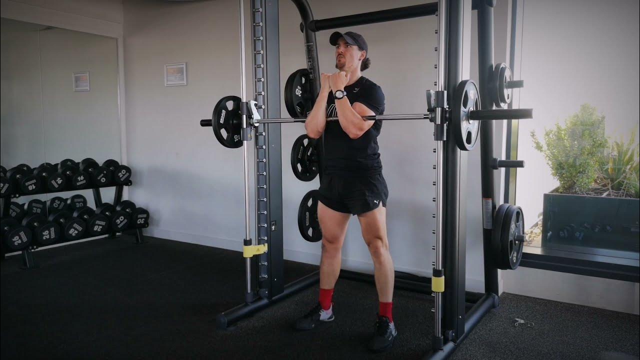 Smith Machine Zercher Squat YouTube