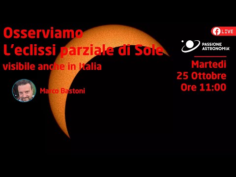 Osserviamo l'eclissi parziale di Sole visibile anche dall'Italia