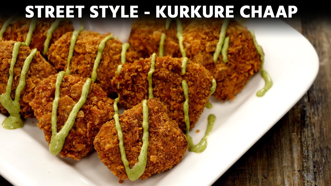 Kurkure Chaap Recipe - Street Style KFC Soya Chap Nuggets - CookingShooking | Yaman Agarwal