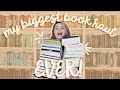 My Biggest Book Haul Ever?!