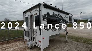 2024 lance 850 Truck Camper