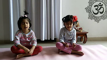 little Kids Chanting & Learning Gayatri Mantra, teach your kids mantra.