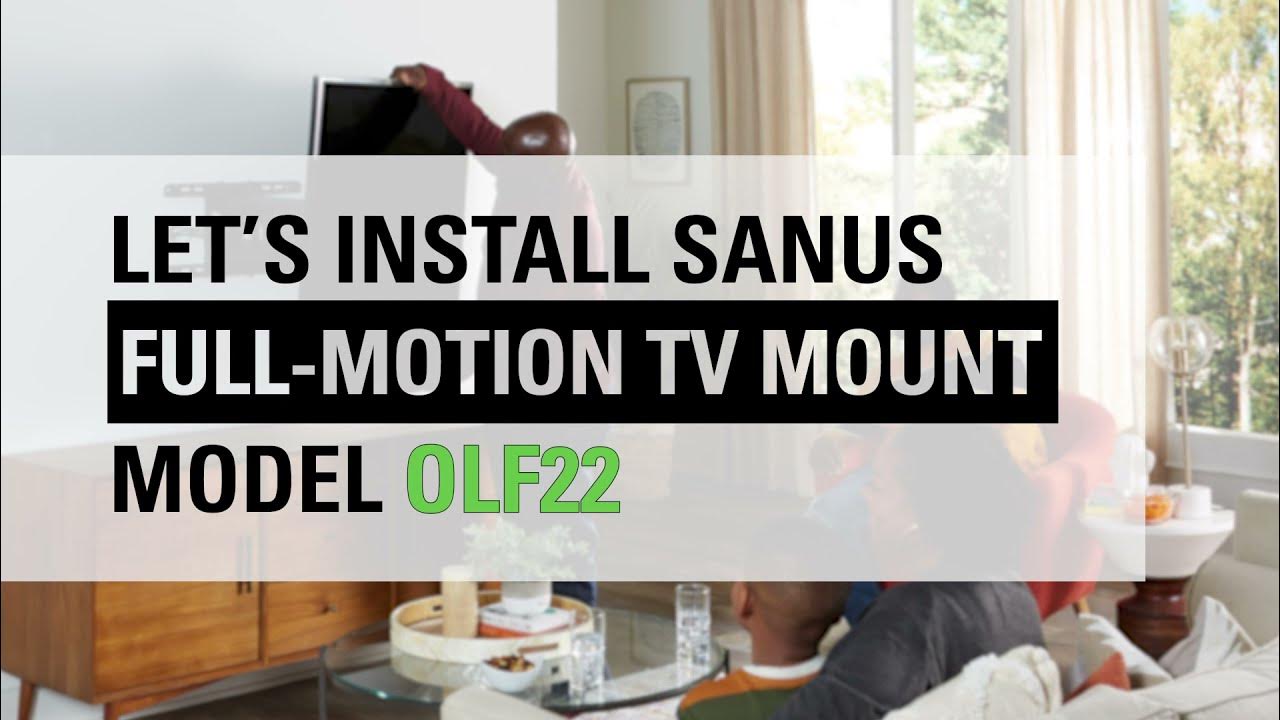 How to Install Full Motion TV Wall Mount in 15 Min Amazon TV Wall