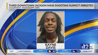 Third suspect arrested months after mass shooting in downtown Jackson