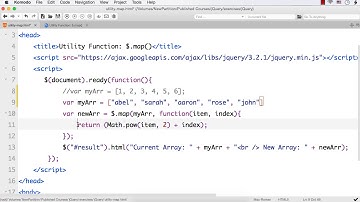 jQuery: Use $.map() Method to Translate All Items in an Array