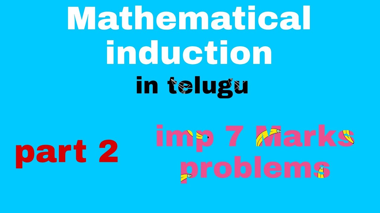 Mathematical induction in telugupart 2mahima maths academy YouTube
