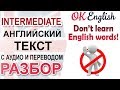 Dont learn English words! - Не учите английские слова!  Intermediate English text  OK English