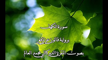 سورة الكهف بصوت المقرئ الدوكالي محمد العالم