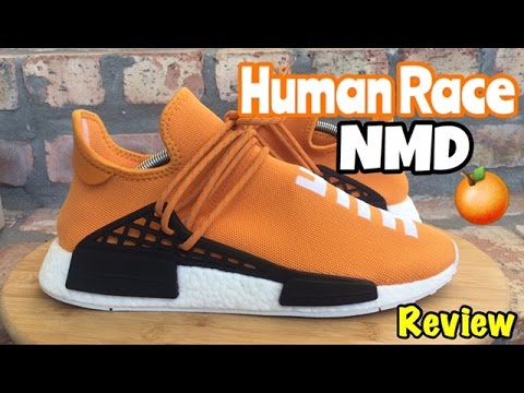 adidas human race tangerine