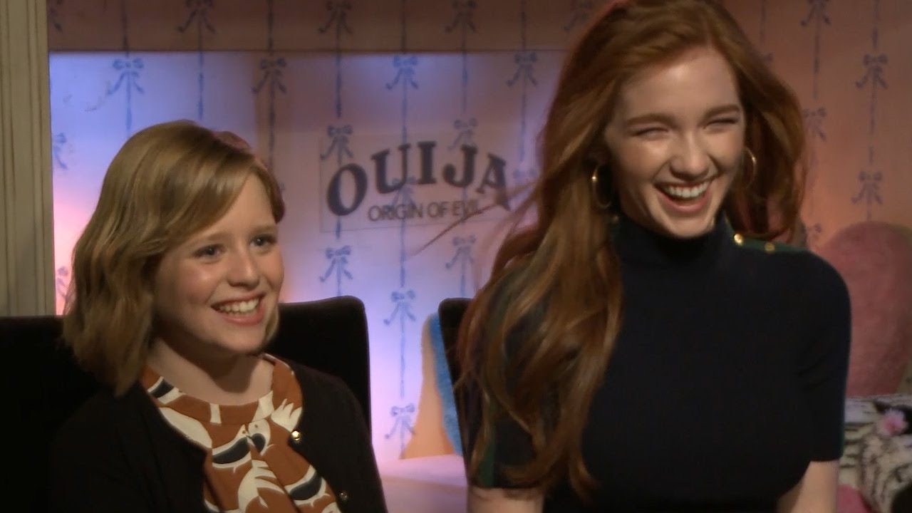 The Cast Of Ouija Origin Of Evil Spill On Haunted On Set