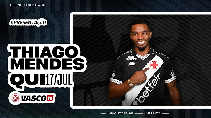 AO VIVO | COLETIVA DE APRESENTAÇÃO THIAGO MENDES | VASCOTV