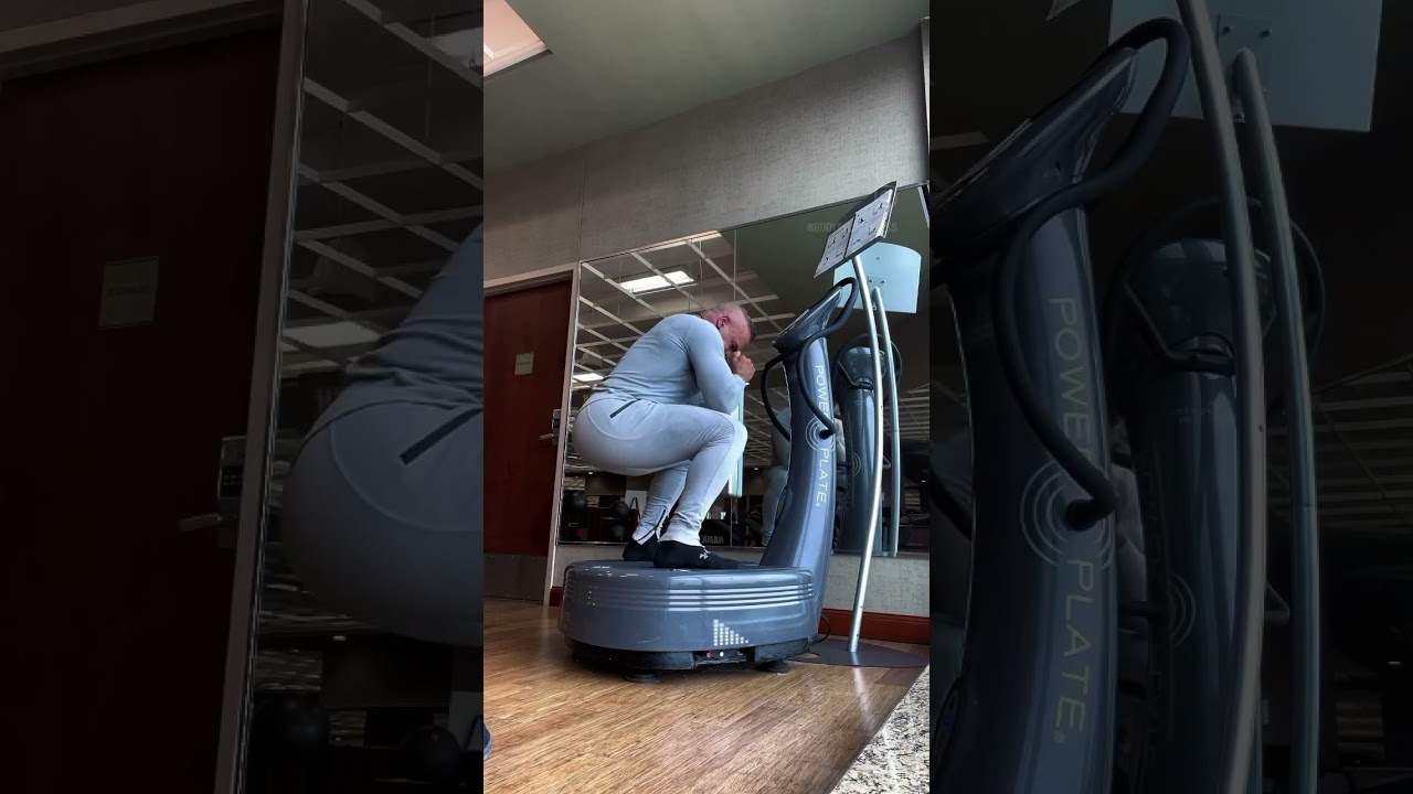 Using the power plate to finish off your leg workout is amazing #powerplate