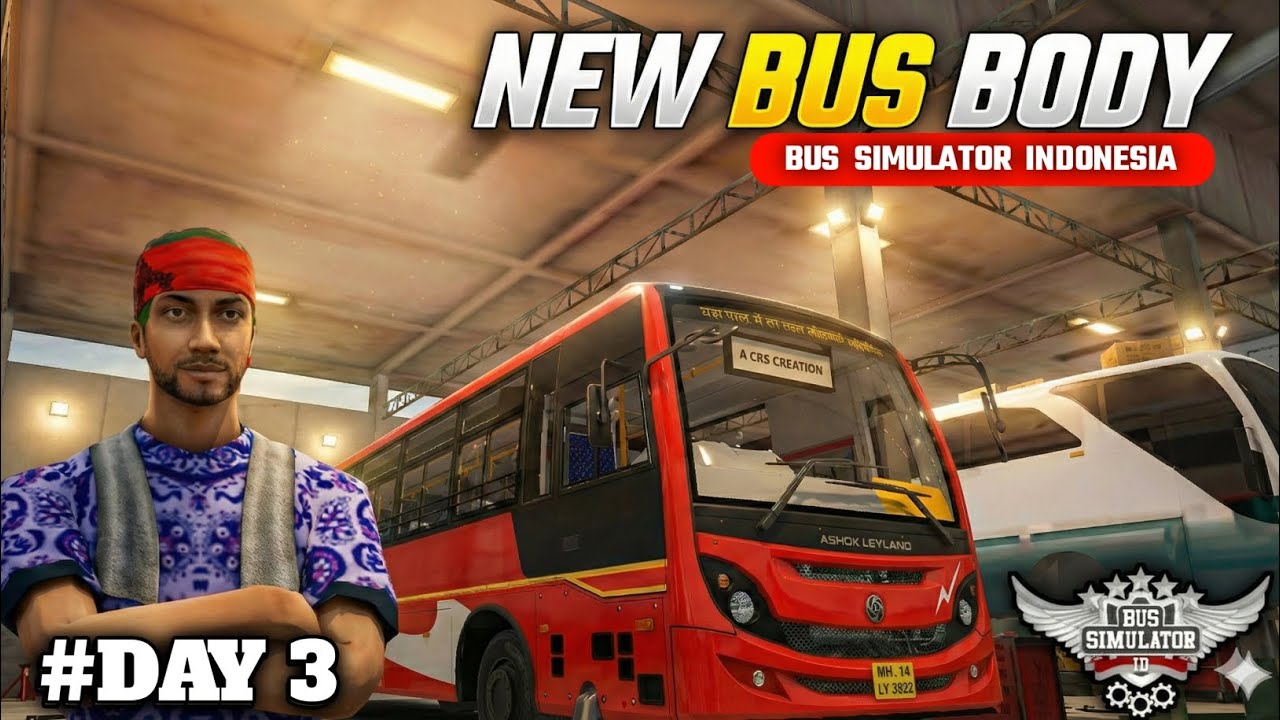 👉 Bus Simulator Indonesia 🚍 | Second Hand Bus की New Body 😍 | Garage से RTO तक | BUSSID Vlog