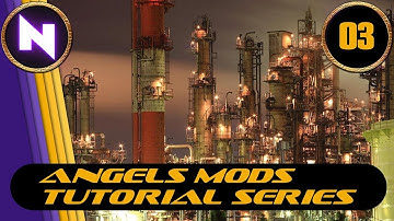 Factorio 0.16 - Angels Mods Tutorial Lets Play #3 TIN & LEAD REFINING