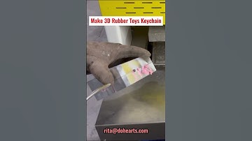 automatic machine make cool cute rubber 3D keychain,toy gifts badge labels