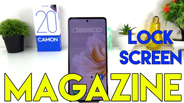 How To Turn on Lock Screen Magazine in TECNO Camon 20