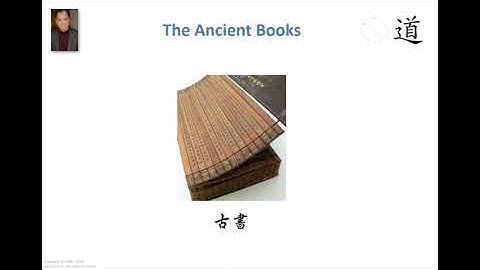 The Ancient Books, A Tao Talk With Derek Lin