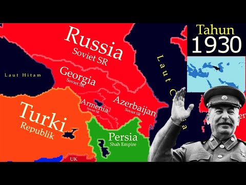 Peta Sejarah Negara-negara Kaukasia ( History Map Timeline of Kaukasia Armenia Azerbaijan & Georgia)