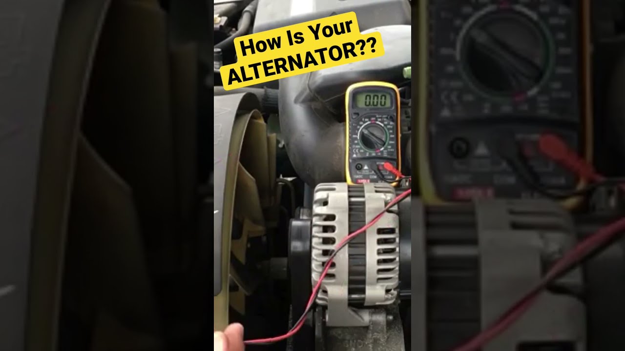 TEST YOUR ALTERNATOR TO MAKE SURE IT S GOOD Shorts Youtubeshorts