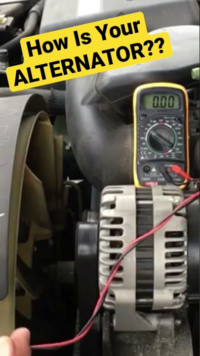 TEST YOUR ALTERNATOR TO MAKE SURE IT’S GOOD. #shorts #youtubeshorts