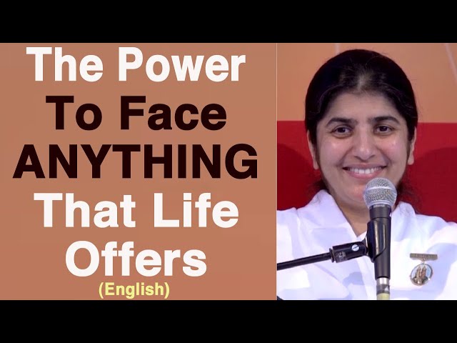 Power to Face ANYTHING That Life Offers: Part 1: English: BK Shivani at Belgium class=