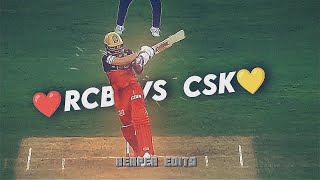 ❤️Rcb vs Csk💛 IPL status 2024 | rcb vs csk status 2024 | csk vs rcb WhatsApp status 🔥