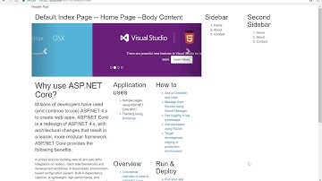 ASP.NET CORE with Bootstrap: Typography