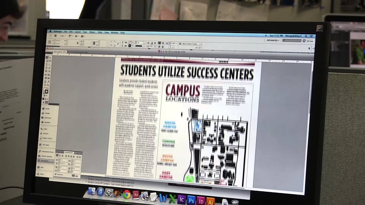 newspaper mockup Central Michigan Life Headlines Feb. 16, 2015