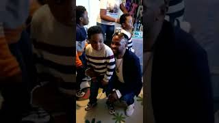 Jayden is dancing