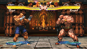 Sagat & Ryu vs Zangief & Ken (Hardest) - Street Fighter X Tekken