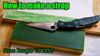 How To Make A Strop For Knife Sharpening SUPER EASY