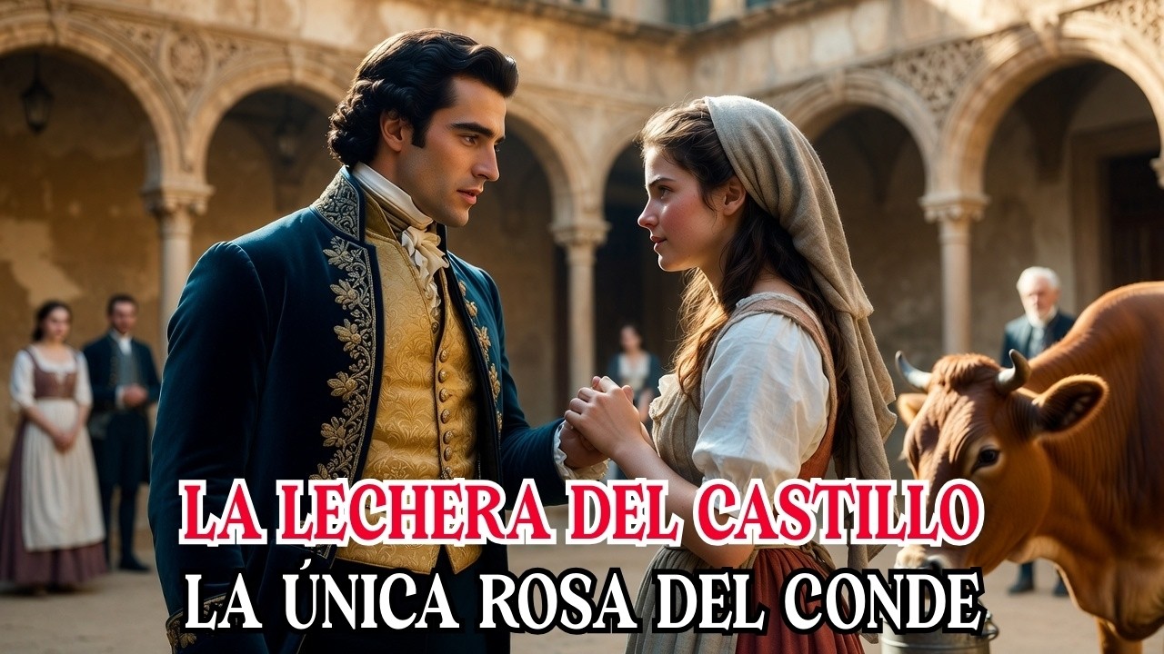 Perdida en el antiguo castillo de Valencia la lechera là la única rosa cuidada por el Conde