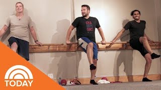 Could Men Survive A Barre Class? We Challenged 3 Dudes To Give It A Try | TODAY